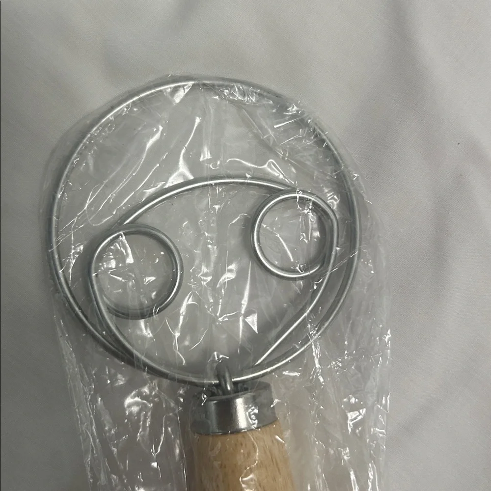 Danish Dough Whisk Stainless Steel Dough Whisk Dutch Style 13” long New
